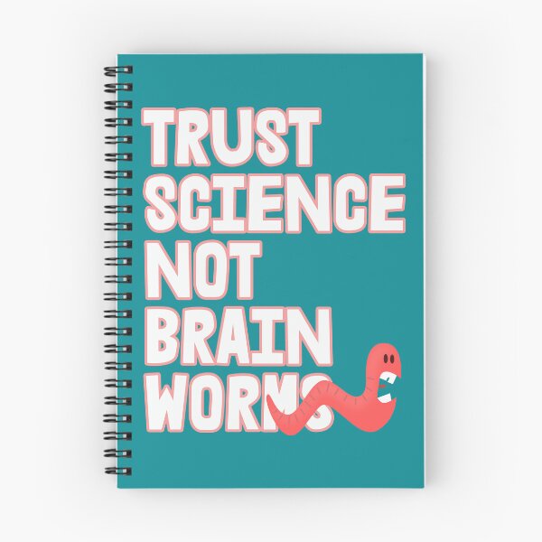 Item preview, TRUST SCIENCE Not Brain Worms - Scaredy worm  designed and sold by Thelittlelord.