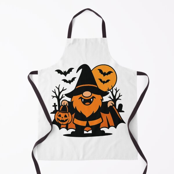 Item preview, Halloween Gnome with Cloak and Bats T-Shirt – Spooky Cute Design designed and sold by PrintCreations9.