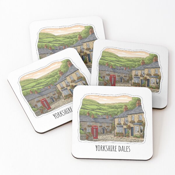 Item preview, Cozy Cottagecore in the Yorkshire Dales - English Village Art designed and sold by Digital Dreams Arts.