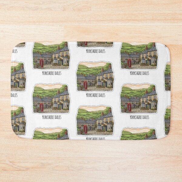 Item preview, Cozy Cottagecore in the Yorkshire Dales - English Village Art designed and sold by Digital Dreams Arts.