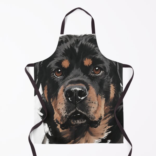 Item preview, Rottweiler Ink Painting Close-up designed and sold by forget45studio.
