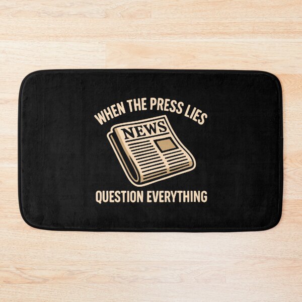 Item preview, Question Media Lies Political Satire Protest Resist Critical Thinking designed and sold by w1ckerman.