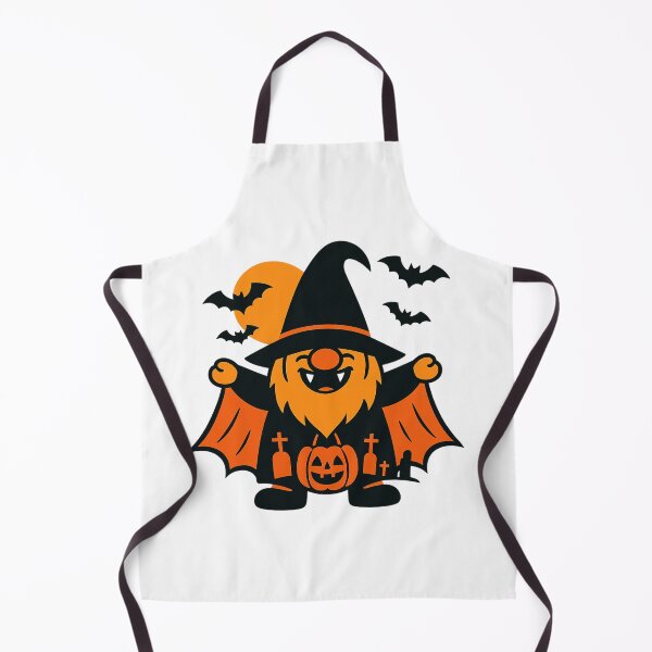Item preview, Halloween Gnome with Cloak and Bats T-Shirt – Spooky Cute Design designed and sold by PrintCreations9.