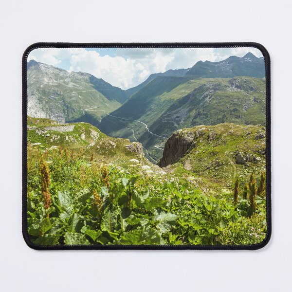 Item preview, Alpine Road Winding Through Swiss Mountains designed and sold by alicjamiekina.