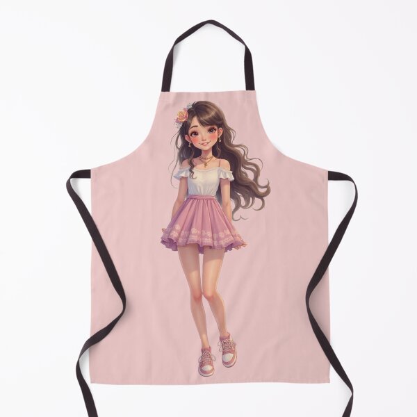 Item preview, Hi cute girl I'm doll cartoon designed and sold by silly-squid1.
