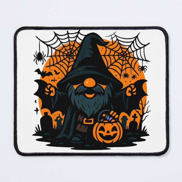 Item preview, Spooky Halloween Gnome T-Shirt – Surrounded by Spider Webs & Graveyard designed and sold by PrintCreations9.
