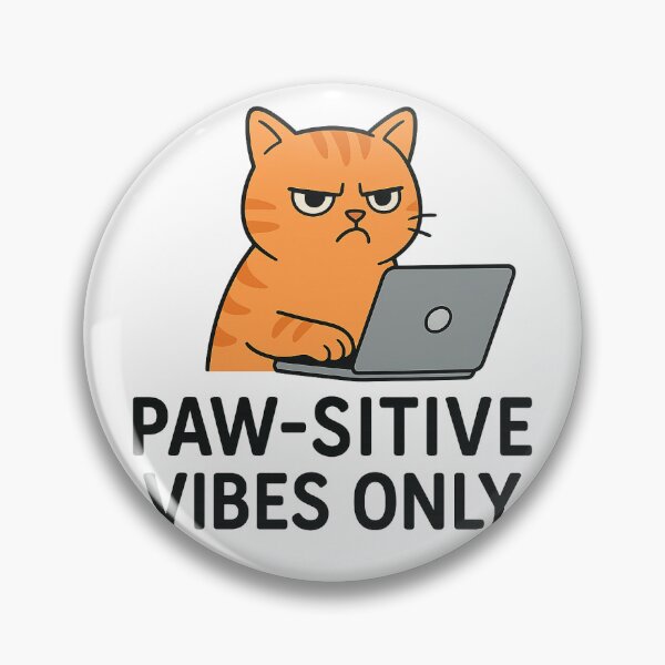 Artikelvorschau, Nur pfotenpositive Vibes entworfen und verkauft von PrismWaves.