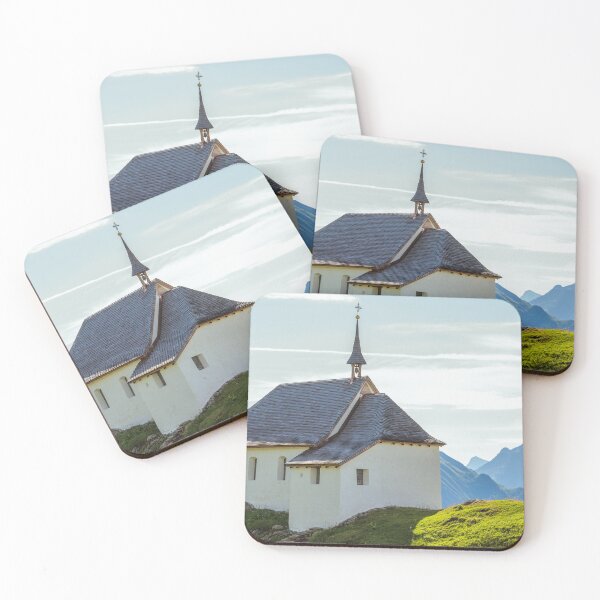 Item preview, Alpine Chapel in the Swiss Mountains designed and sold by alicjamiekina.