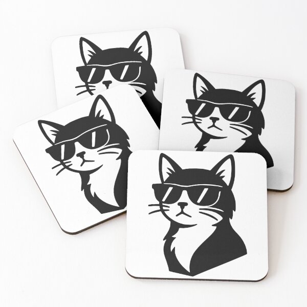 Item preview, Cool Cat – Stylish Cat with Sunglasses designed and sold by nkhookysun.