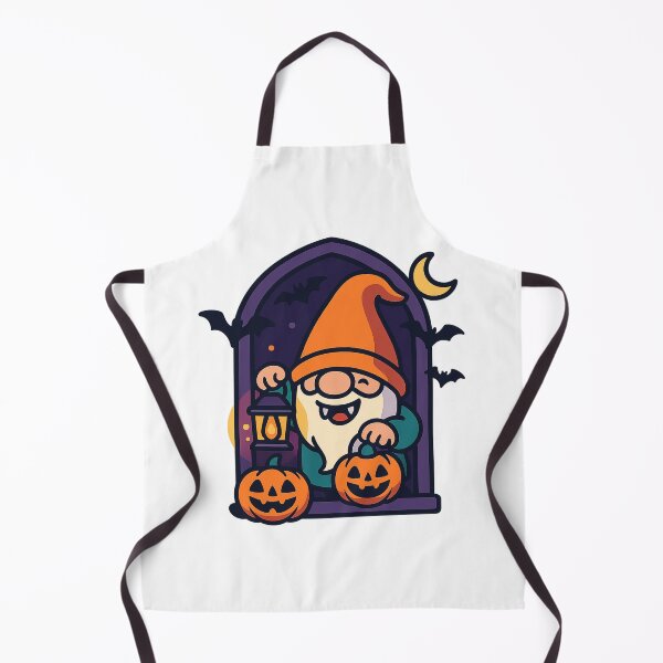 Item preview, Haunted House Gnome T-Shirt – Peeking Out with Lantern, Spooky Halloween Design designed and sold by PrintCreations9.