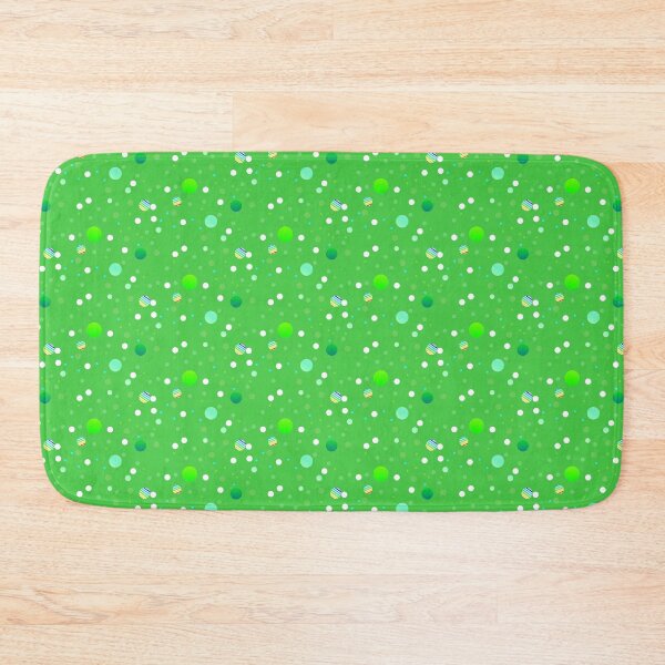Item preview, Green colorful doted pattern | brigth yellowish green multicolor dots designed and sold by lausn.