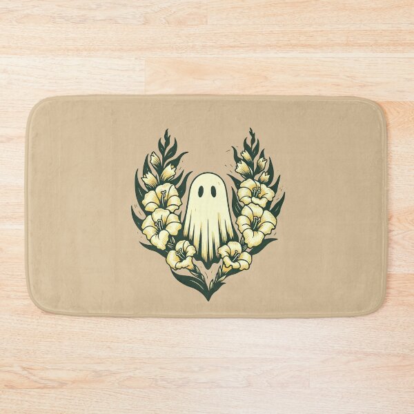 Item preview, Cute Floral Ghost Pastel Flowers Spooky Halloween Aesthetic Design designed and sold by FrictionMaxxing.