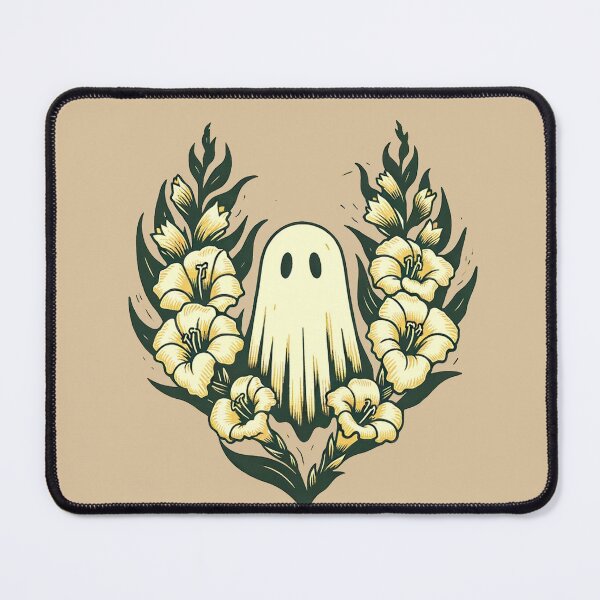 Item preview, Cute Floral Ghost Pastel Flowers Spooky Halloween Aesthetic Design designed and sold by FrictionMaxxing.