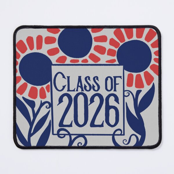 Item preview, Red Blue Floral Class of 2026 Graduation Senior Pride designed and sold by FrictionMaxxing.