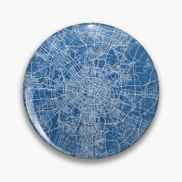 Item preview, Chengdu City Map of Sichuan, China - Blueprint designed and sold by deMAP.