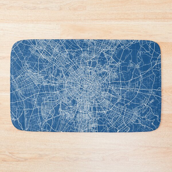 Item preview, Chengdu City Map of Sichuan, China - Blueprint designed and sold by deMAP.