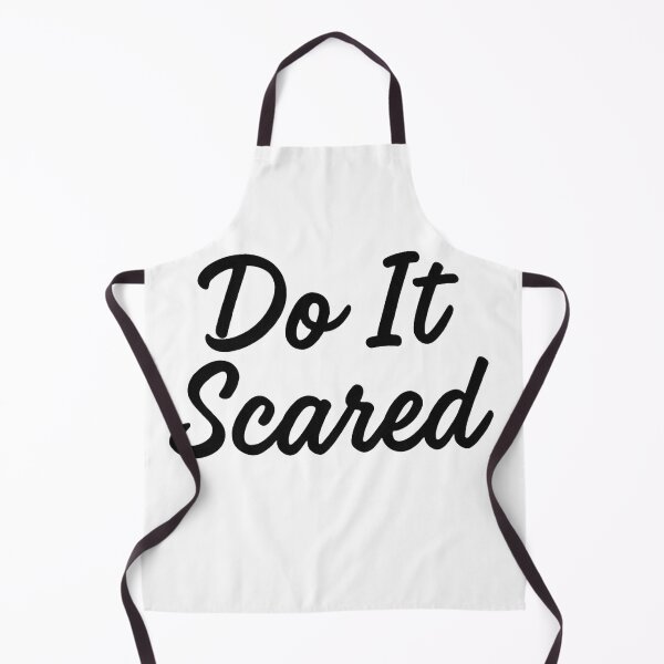 Item preview, Do It Scared – Motivational Quote Typography designed and sold by SlomianyPisarz.