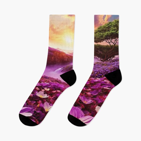 Item preview, The Sea of Purple Flowers designed and sold by PixelParadies.