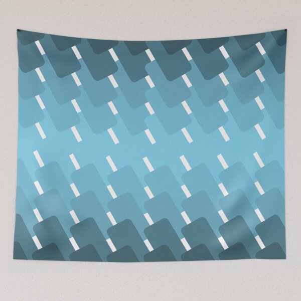 Item preview, Blue Gradient Geometric Pattern designed and sold by CasaMartina.