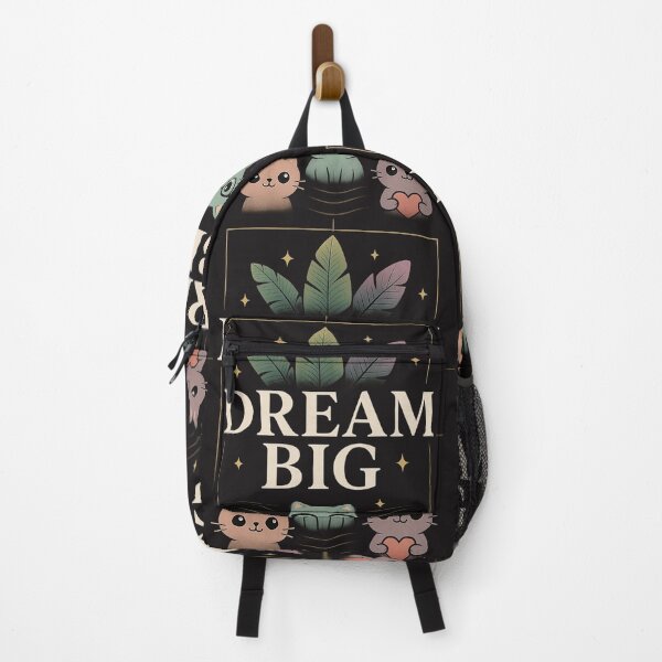 Item preview, Dream Big Funny Cute Cats Motivation designed and sold by KTGim.