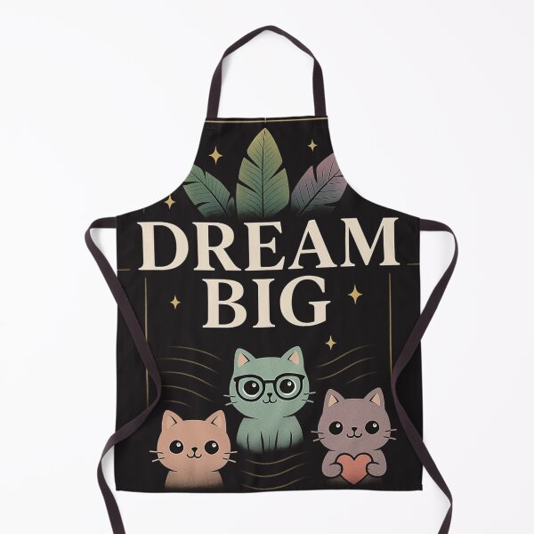 Item preview, Dream Big Funny Cute Cats Motivation designed and sold by KTGim.