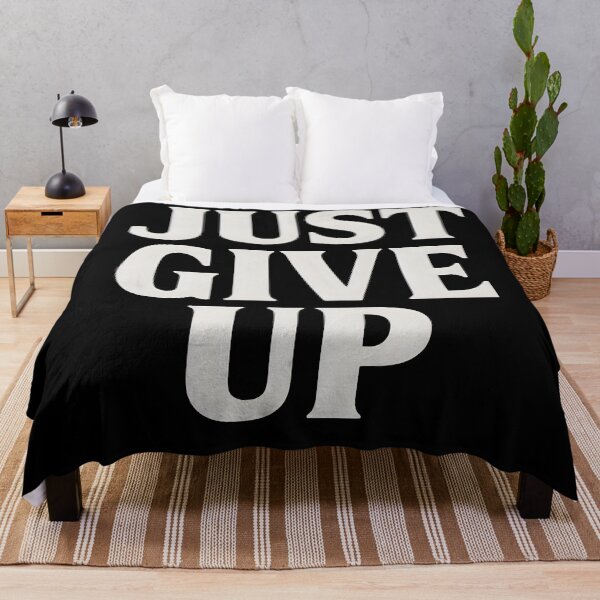 Item preview, Funny Demotivational T-Shirt — Just Give Up Sarcastic Tee Unmotivational Humor Lazy designed and sold by PandaTShirtShop.
