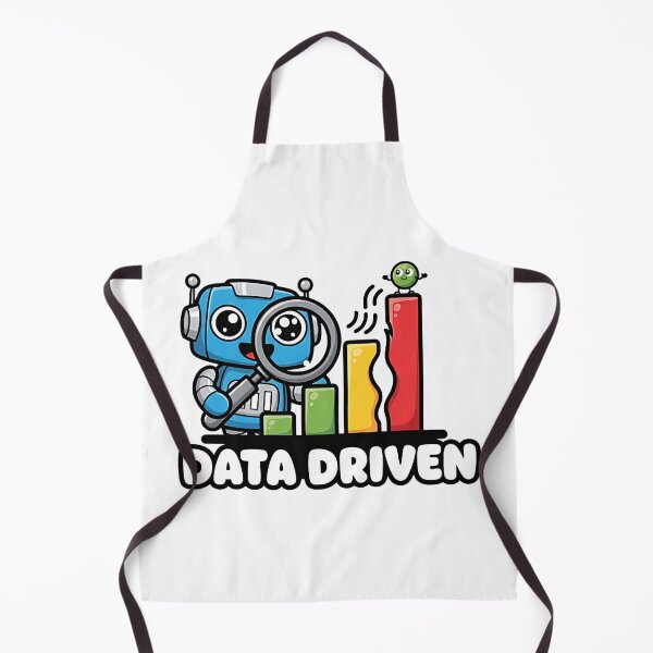 Item preview, Data Driven Fun: Chibi Robot & Happy Data Logo designed and sold by Sitred123.