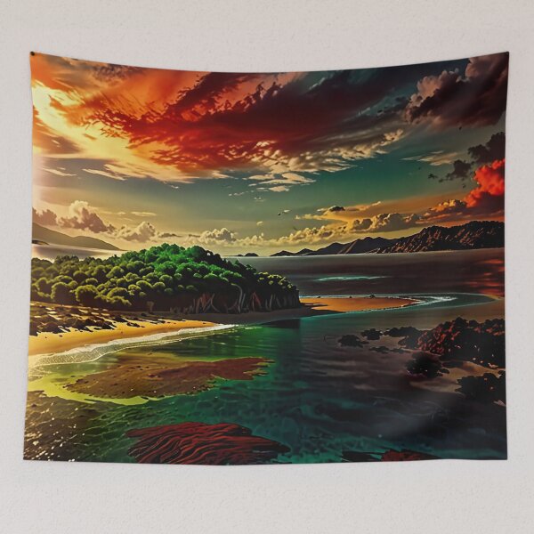 Item preview, Islands in the sunset designed and sold by PixelParadies.
