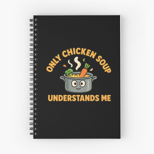 Item preview, Only Chiken Soup– Funny Comfort Food designed and sold by lArtsCorner.