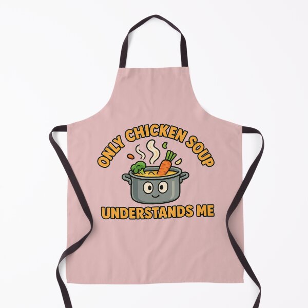 Item preview, Only Chiken Soup– Funny Comfort Food designed and sold by lArtsCorner.