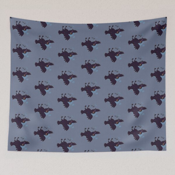Item preview, Funny Crow Too Hot – Cute Summer Bird Illustration designed and sold by Ladytaleart.