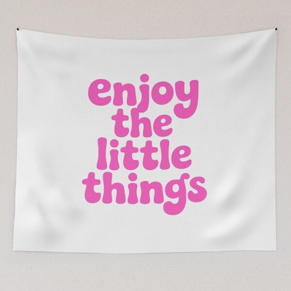 Item preview, Enjoy The Little Things In Life! Pink Girly designed and sold by PMCreative.