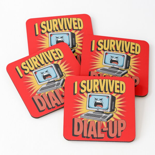 Item preview, I Survived Dial-Up – Gen-X Humor designed and sold by GENX-AUTISM-DAD.