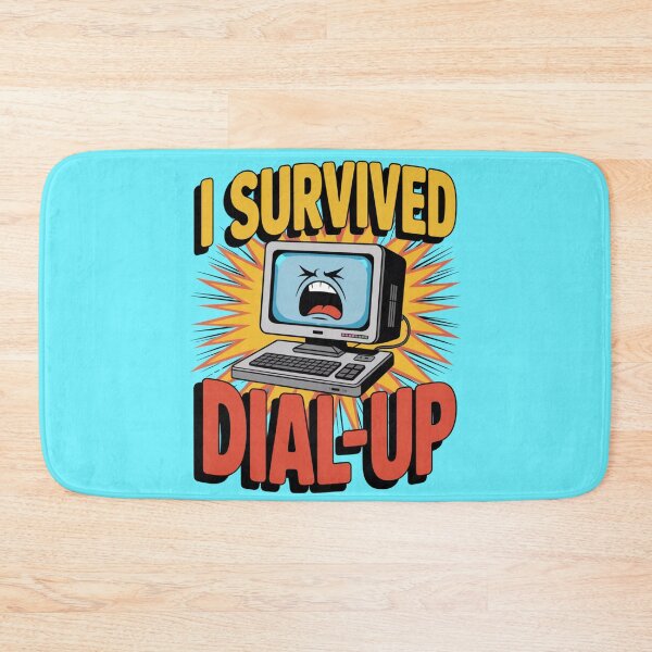 Item preview, I Survived Dial-Up – Gen-X Humor designed and sold by GENX-AUTISM-DAD.