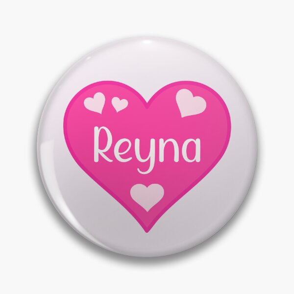 Item preview, Reyna Name Pink Heart  designed and sold by Jeallan Designs.