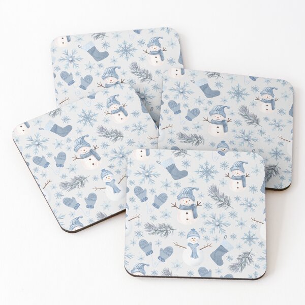 Item preview, Cozy Blue Winter on Off White designed and sold by KSimpson838.