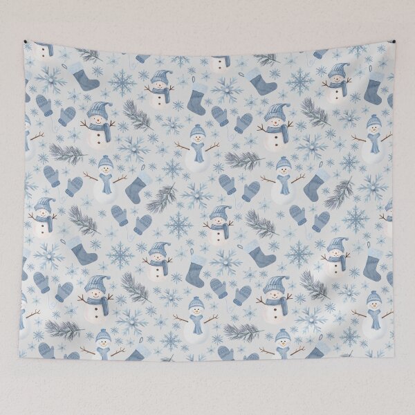 Item preview, Cozy Blue Winter on Off White designed and sold by KSimpson838.