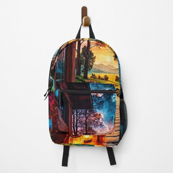 Item preview, Dusk at the mountain hut designed and sold by PixelParadies.