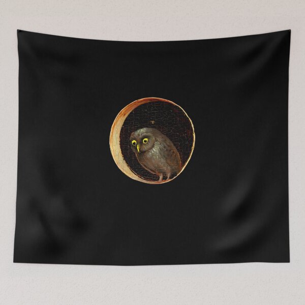 Item preview, Curious Owl Hieronymus Bosch Garden Of Earthly Delights designed and sold by hovdencaskaa.