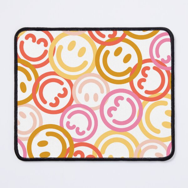 Item preview, Smiley Face Overlapping Pattern designed and sold by Farissa Designs.