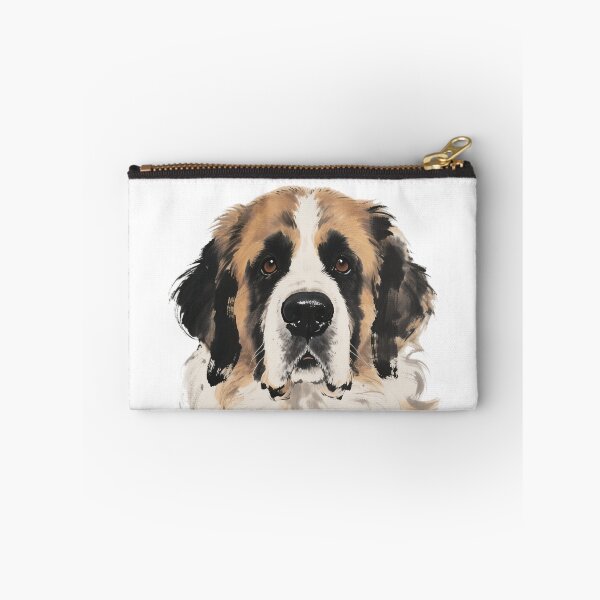 Item preview, Saint Bernard Ink Painting Close-up designed and sold by forget45studio.
