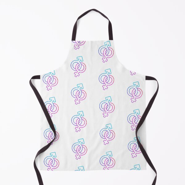 Item preview, Neon Gender Symbols – Interlocked Male & Female Sign Pop Art Design designed and sold by Aucia.