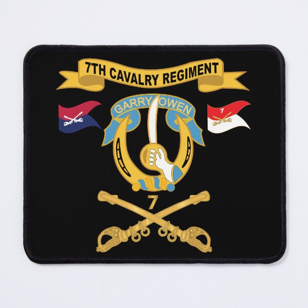 Item preview, Army  - 7th Cavalry Regiment w Ribbon - Br  w Regimental Number w Guidons X 300 designed and sold by Military Insignia Products.