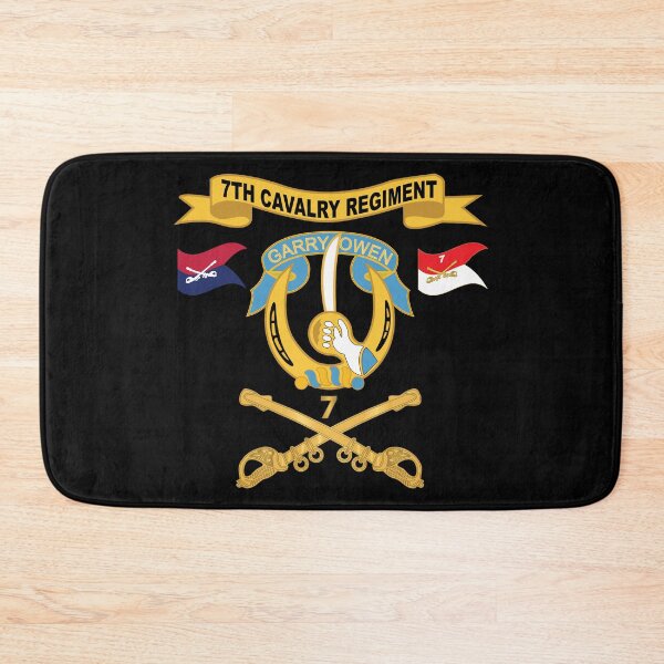 Item preview, Army  - 7th Cavalry Regiment w Ribbon - Br  w Regimental Number w Guidons X 300 designed and sold by Military Insignia Products.