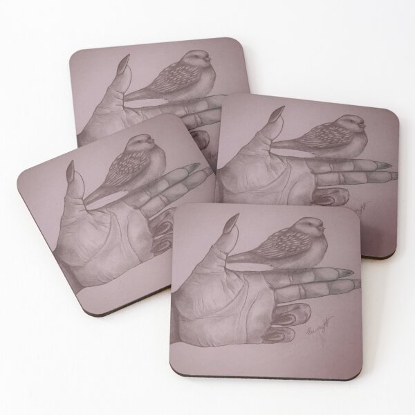 Item preview, Hand Holding Bird Illustration designed and sold by Kourt..