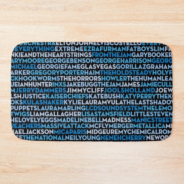 Item preview, gig list - blue designed and sold by x1brett.