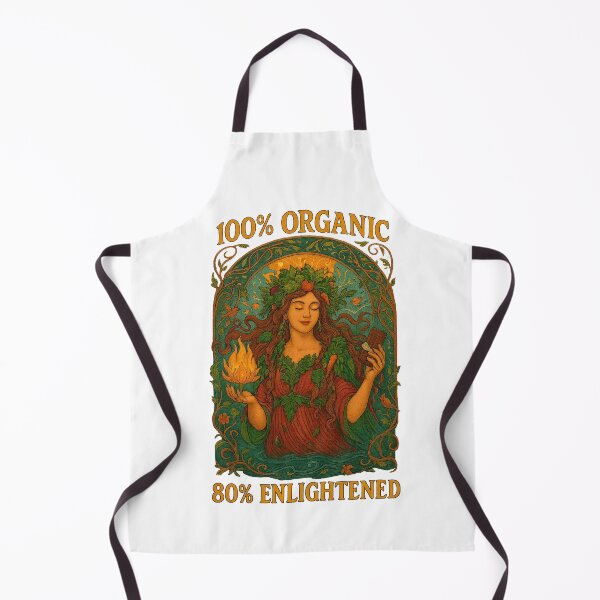 Item preview, 100% Organic, 80% Enlightened Art Nouveau T-Shirt | Funny Spiritual Tee designed and sold by MySpiritTravels.