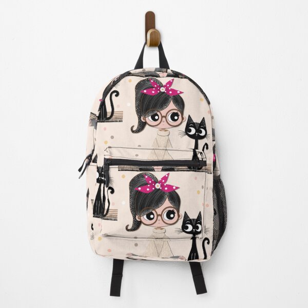 Item preview, Girl with cat designed and sold by Sonia Jones Art.