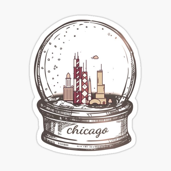 Item preview, chicago snow globe II designed and sold by KOmalleyhere.