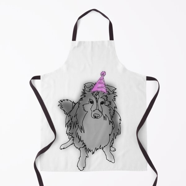 Item preview, Josh the Pink Party Sheltie in a Hat – animalzinhats designed and sold by Ashley’sAnimalz.